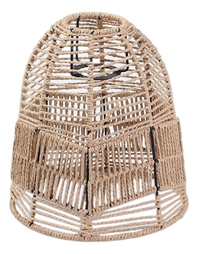 Lámpara Colgante De Mimbre Y Ratán De Estilo Retro A*gift, 3
