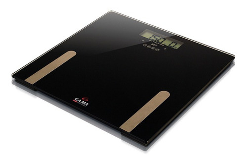 Imagen 2 de 2 de Balanza digital GA.MA Italy SCF 2000 negra, hasta 150 kg
