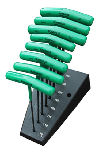 Set Juego Llaves T Allen Torx T9 T40 8 Pzas - Bondhus Usa