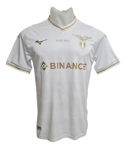 Camiseta Lazio 10 Aniversario Original 2023/2024 Blanca