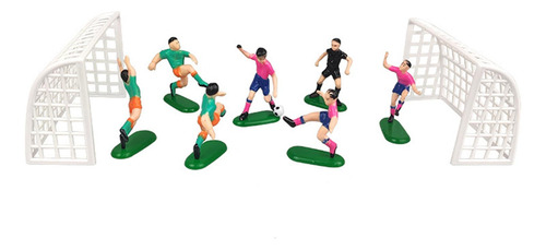2 Cake Toppers Accesorios Jugadores Ducha Hornear