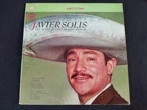 Javier Solis Con Acompañamiento De Mariachi Lp