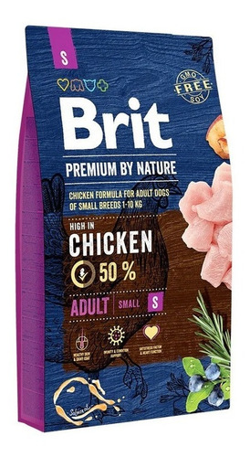 Imagen 1 de 2 de Comida Brit Premium Adulto Raza Pequeña 8kg Con Regalo