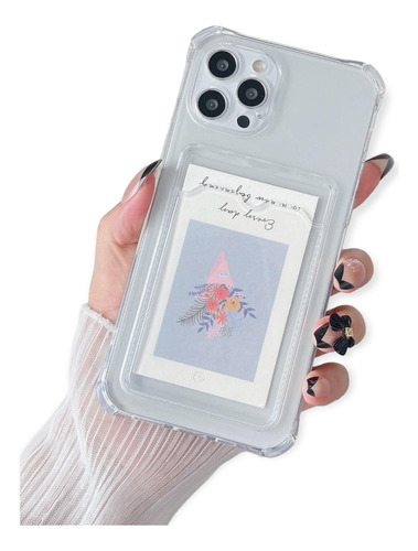 Imagen 7 de 7 de Funda Goma Porta Tarjeta Para Xiaomi + Mica Protector Fuerte