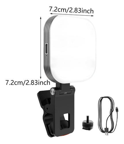 Luz Led Portátil Para Teléfono, Luz De Relleno Para