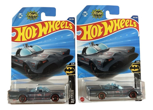 Hot Wheels Batman Tv Series Batmobile 1:64 Azul Acero