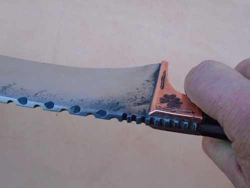 Cuchillo Forja De Diseño Libre Integral Ac Carb Buen Tamaño