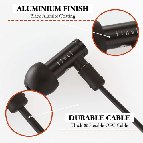 E4000 Final - Auriculares In-ear Con Aislamiento De Sonido D
