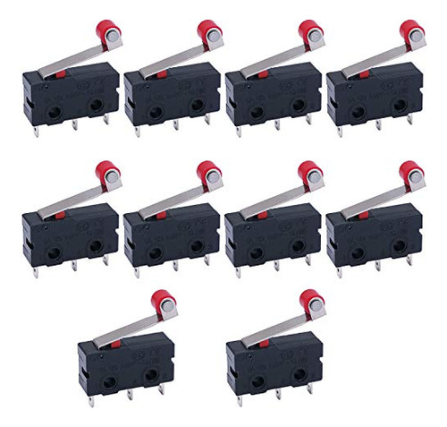 /10pcs Mini Micro Limit Switch 5a 125 250v Ac Spdt 1no ...