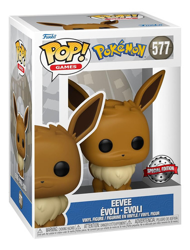 Funko Pop! Juegos: Pokemon - Eevee - Figura De Vinilo Colecc