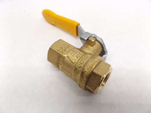 Lawson 63134 1/4-18 Brass Ball Valve Cw 617n 800 Cmp Ita Aam