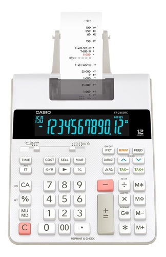 Calculadora Con Impresora Sumadora Fr-2650rc Casio |watchito