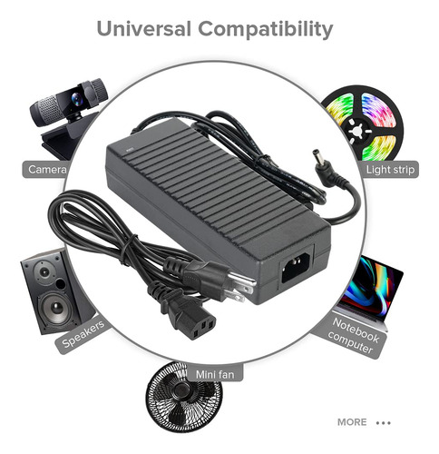 Ac100-240v A Dc12v10a Max120w 9a 8a 7a 6a 5a 4a 3a 2a 1a Con