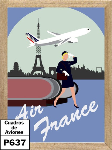 Aviones Air France , Cuadro, Poster, Turismo       P637