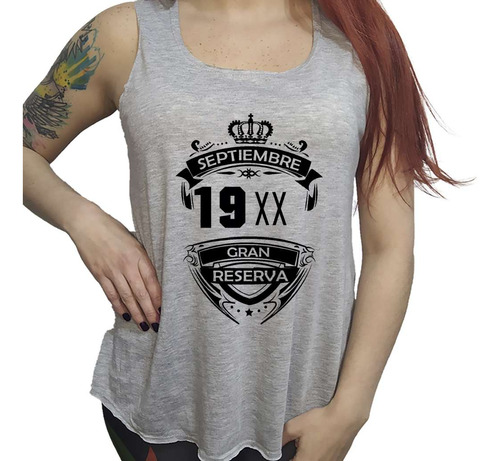 Musculosa Dama Cumpleaños Septiembre Gran Reserva Perso