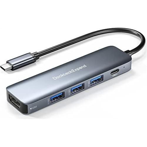 Hub Usb C, Adaptador Multiport Usbc De 5 1 Hdmi 4k, Car...