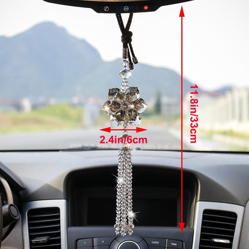 Hoja H + D Crystal Arce Coche De Suerte Colgante Colgantes E