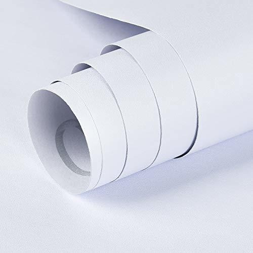 394 X15 7 Papel De Contacto Blanco Mate Blanco Peel And...