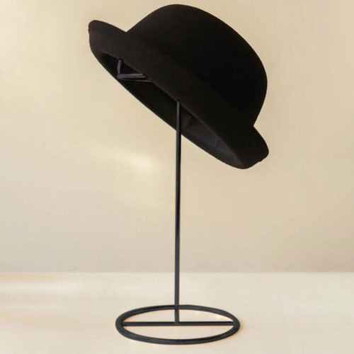 Estante De Exhibición De Sombrero De Metal, Diadema Negro L
