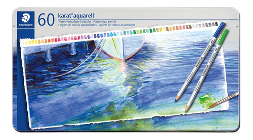 60 Lapices De Colores Acuarelables Staedtler Karat