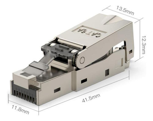 Conector Adaptador Ethernet Servidores Informáticos Cat6a