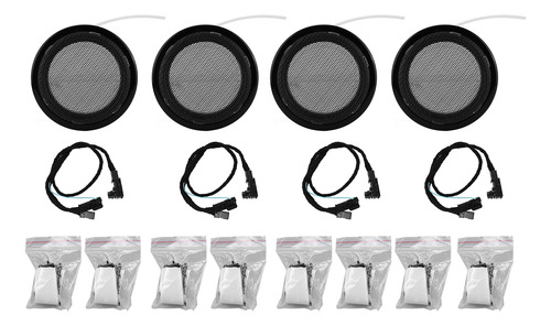 Panel De Altavoz Ambient, 4 Juegos De Fundas Para Coche, Nar