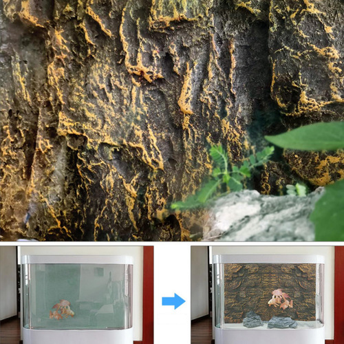 Fondo De Terrario Material De Pu Tablero De Piedra Estilo B