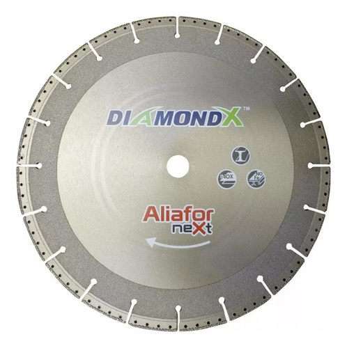 Disco Diamante Corte Metal Aliafor Diamondx 355 Sensi Eje25