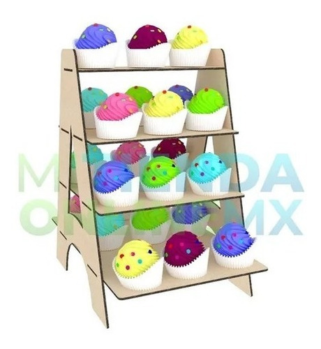 Imagen 6 de 7 de Candy Bar Mesa De Postres Dulces Fiesta Xv Años Mdf Kit J
