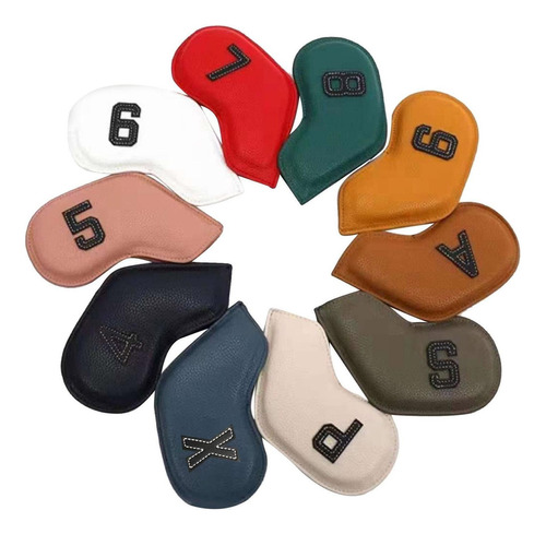 Paquete De 10 Fundas De Hierro For Palos De Golf, Juego De