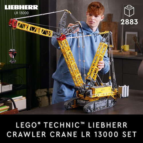 Kit De Construção Lego Technic Liebherr Crawler Crane Lr 130