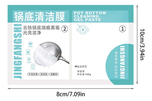 Filme De Limpeza De Escória Pot Grey Cleaning Patch Cleaner