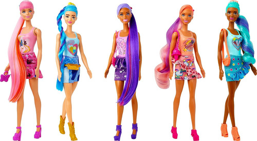 Barbie Color Reveal Doll Con 6 Sorpresas De Unboxing, Series