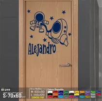 Comprar Vinilos Decorativos Astronauta Niño Nombre Personalizado