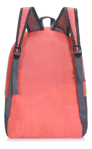 Mochila Plegable Travel Tech Viaje Convertible Cómoda Prátic Color Coral 17820