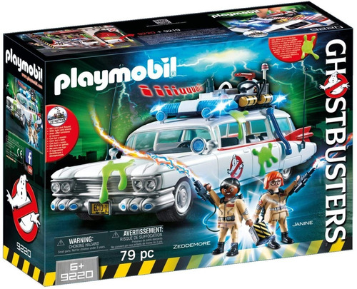 Playmobil Ghostbusters Ecto-1 9220 79 Peças Caça Fantasmas