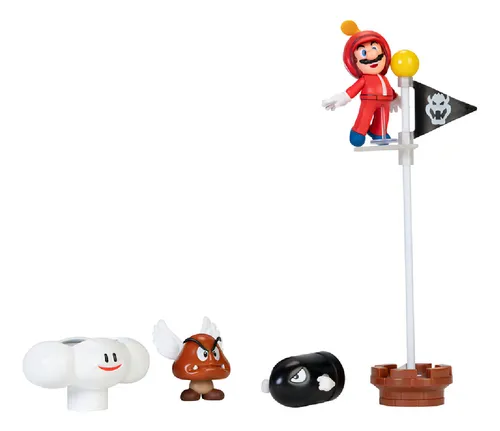 Super Mario Set Diorama Nuebes Nintendo