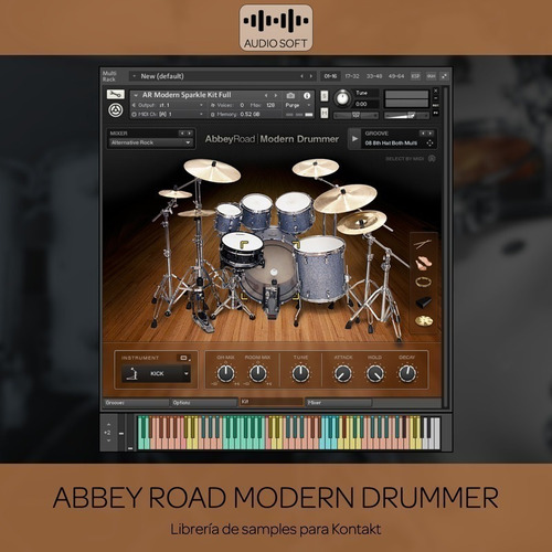 Librerias Kontakt - Abbey Road Modern Drummer