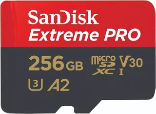 Memoria Gopro Micro Sd Extreme Pro A2 256gb 170mb 4k Sandisk