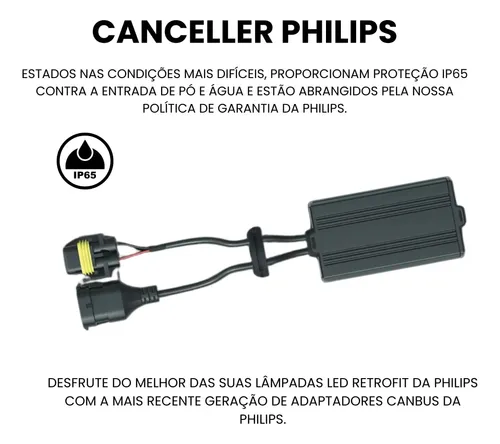 Canceller Philips Canbus Adaptador Fog H8 H11 H16 | Frete grátis