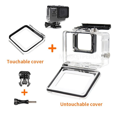 Case Carcasa Sumergible Para Gopro 7 6 5 Black Waterproof