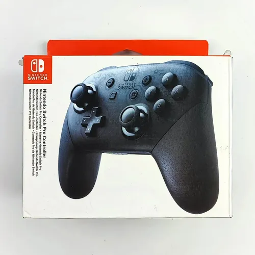 Controle Pro Nintendo Switch Sem Fio Bluetooth Ergonomico e Preto