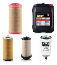 Comprar Mann Filter Kit Filtros Y Aceite Línea Pesada Mercedes 1634