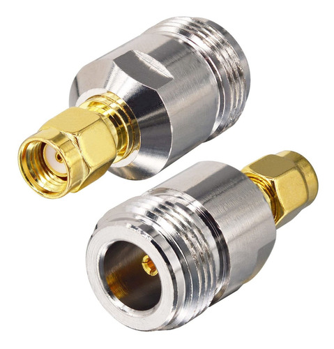 Boobrie 2 Adaptador N Tipo Hembra Rp-sma Macho Conector Rf