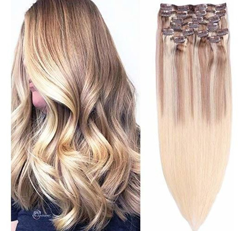 Extensiones De Cabello - Remy Extensions Ombre Clip In Human