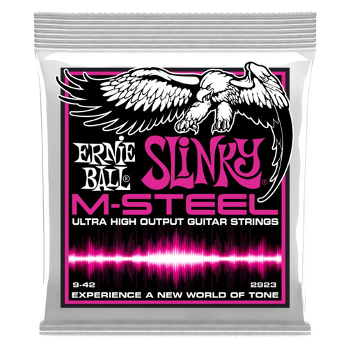 Ernie Ball M-steel Super Slinky Enc Guitarra Eléct 9-42