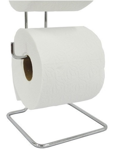 Imagem 3 de 5 de 3 Papeleira Suporte Para Papel Higiênico 3 Rolos Cromado