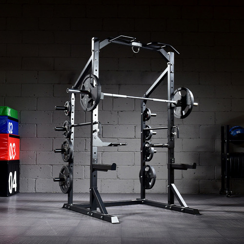 Jaula Half Rack Soporte Olímpico Multifunción - Mx-hr705