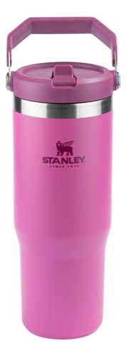 Garrafa Stanley Tumbler Flip Straw 887ml Cor Rosa - Azalea