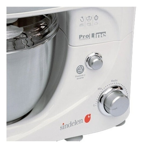 Imagen 5 de 12 de Batidora de pie Sindelen Proline BP-4500BL blanca 50 Hz 220 V - 240 V